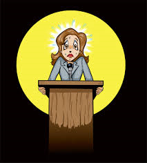 My fear of public speaking!