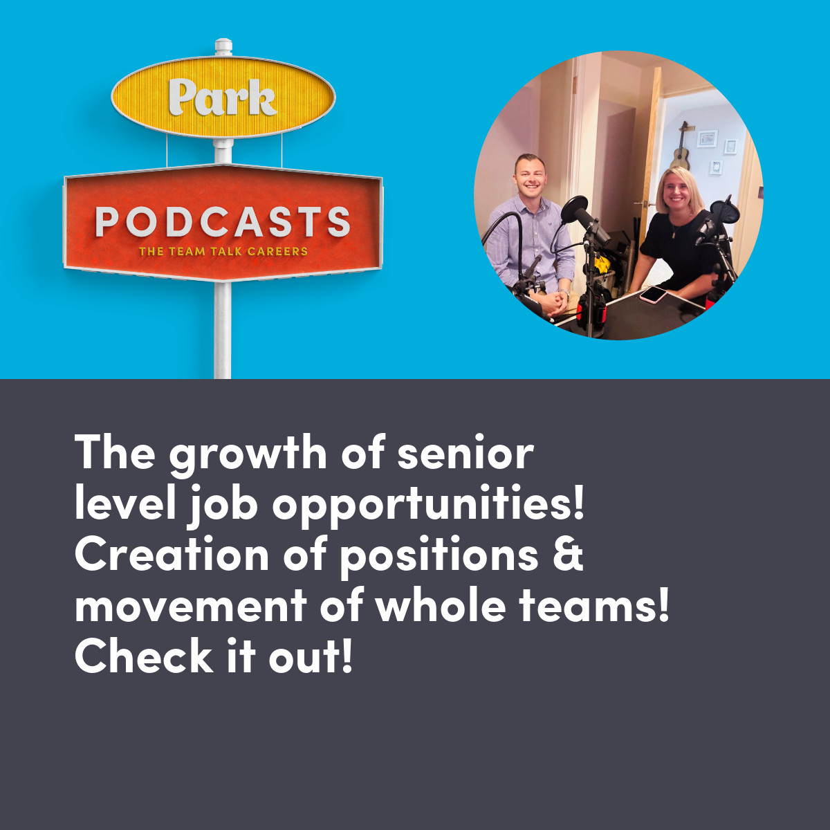The growth in Senior job roles!